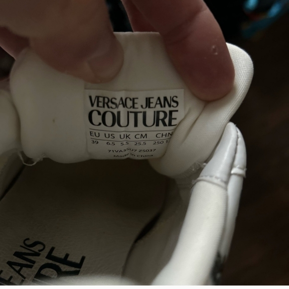 Versace Jeans Couture Sneakers – White Baroque Print - Picture 6 of 6